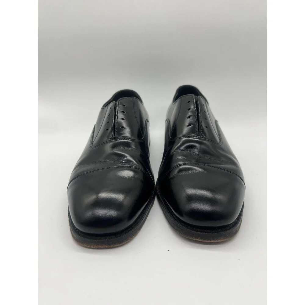 Florsheim Men's Size 11 E Black Leather Cap Toe Oxford Dress Shoes 509449